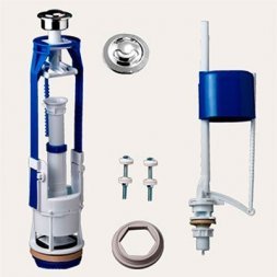 Арматура РБМ универ. хром кн.АС-17.3М Стоп-Слив кноп.ниж.подв.