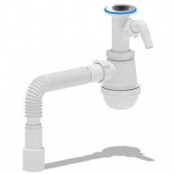 Сифон 1 1/2х40 Грот А1015 АНИ c отводом